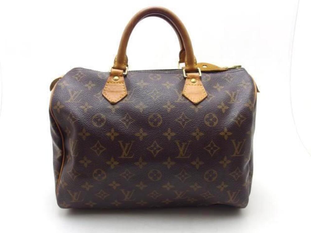 Louis Vuitton Speedy Monogram Leather Brown